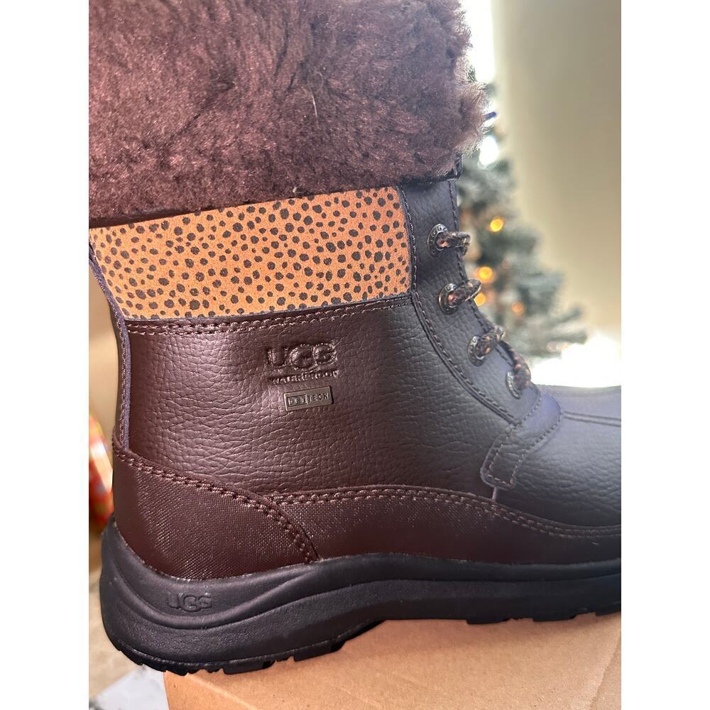 NEW Ugg Zaylee Waterproof Winter Boot size 7 Brown - Picture 4 of 9